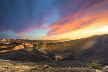 Sunrise at Ubehebe Crater
