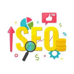 SEO optimization, web analytics concept.