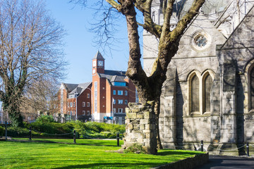 Obraz premium Christ Church Cathedral,landmarks of Dublin Ireland