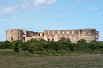 Fototapeta premium The castle of borgholm located on Öland