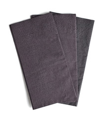 black paper napkins