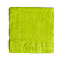green paper napkin