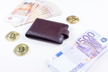 purse with money