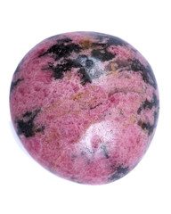 Rhodonite polished palm stone from Madagascar