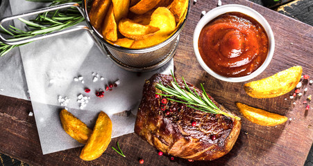 Steak Gericht