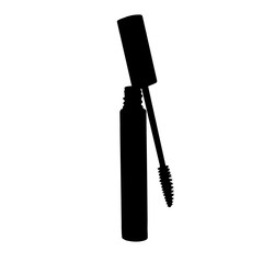 Mascara brush icon illustration