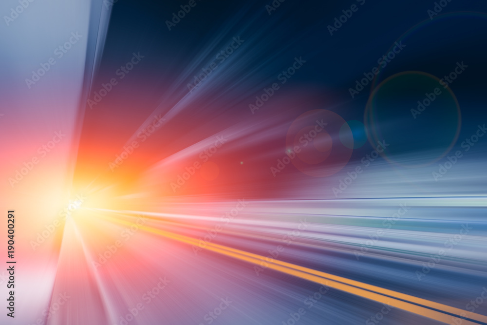 Canvas Prints motion blur fastest driving zoom high speed road effect abstract for background