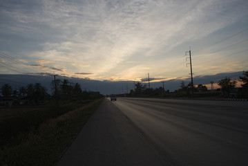 Travel by car to reach the destination before sunset.