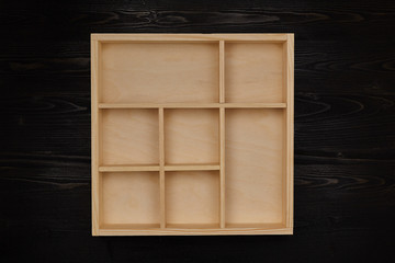 Wooden boxes. Keeping things. For your design. Department. 