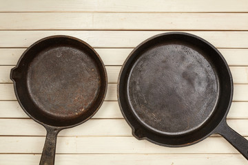 Pan. Metal The black. For cooking. It's hot. For your design. 