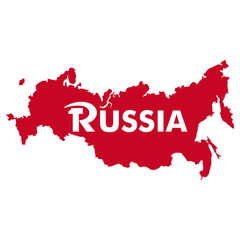 Серп и молот, Стилизованная эмблема России на фоне флага России, логотип, иллюстрация, вектор