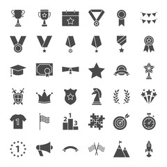 Award Solid Web Icons