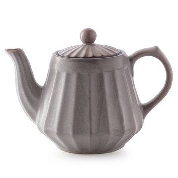 Ceramic Teapot isolated on a white background