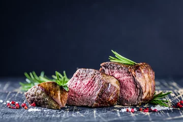Tuinposter steak gerecht © karepa