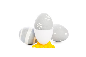 easter background. isolated on white