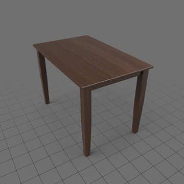 Rectangle dining room table