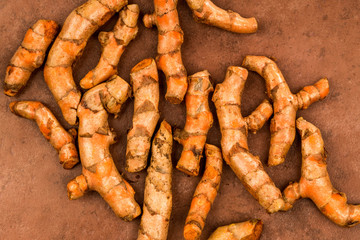 Fresh Raw Uncooked Delicate And Zesty Turmeric Cooking Spice