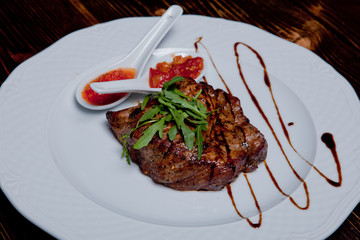 Grilled pork neck
