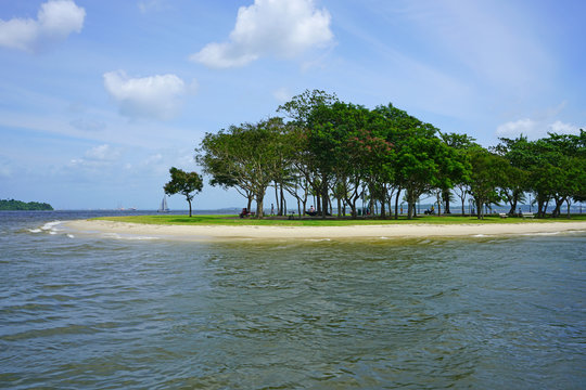 View Of Changi Beach Park In Singapore