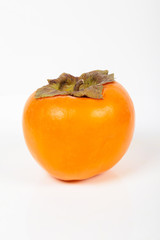 Fresh Persimmon isolated on white background
