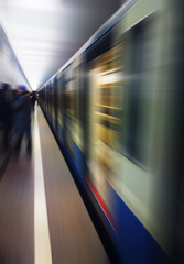 Diagonal motion blur background