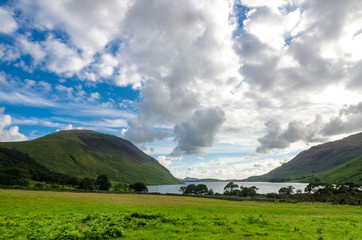Naklejka premium Wastwater Lake in the Lake District, Cumbira, UK. It is the deepest lake in England