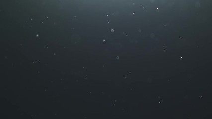 backlit dust particles with bubble like bokeh floating in slow motion - Powered by Adobe