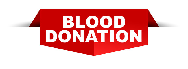 banner blood donation