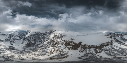gudauri snow mountain
