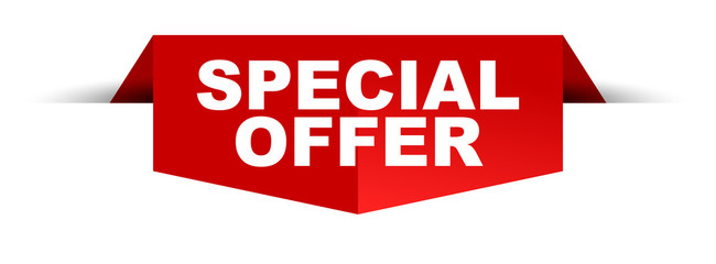banner special offer - obrazy, fototapety, plakaty