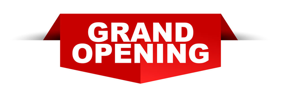 banner grand opening