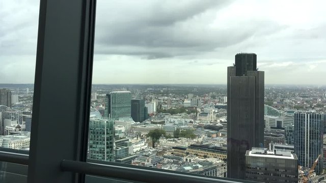 City of London aerial skyline
