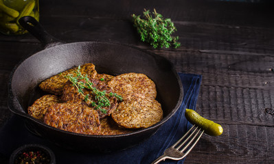 Fritters from a liver.