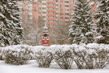 The layout of the Kremlin in the urban landscape