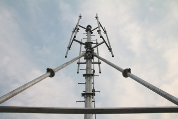 Obraz premium Cell site Mobile telephone antennas