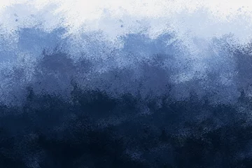 Foto op Plexiglas Nachtblauw Abstracte blauwe achtergrond die lijkt op een landschap met gradiëntkleuren van licht naar donker