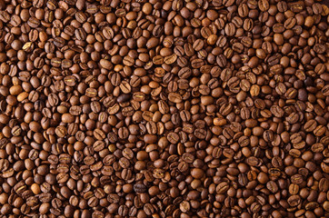 Coffee beans background