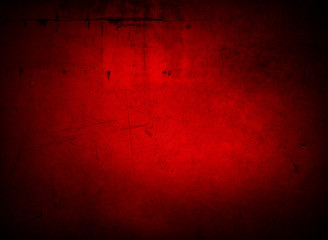 Red dark concrete texture wall background