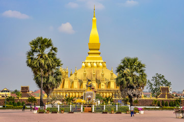 Wat Phra That Luang  Temple in Vientiane, Laos