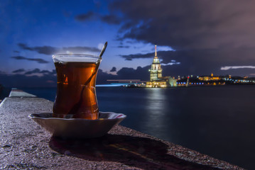 Tea and maiden tower 