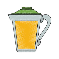 Obraz premium juice jar isolated icon vector illustration graphic design