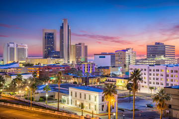 Fototapeta na wymiar Corpus Christi, Texas, USA Skyline