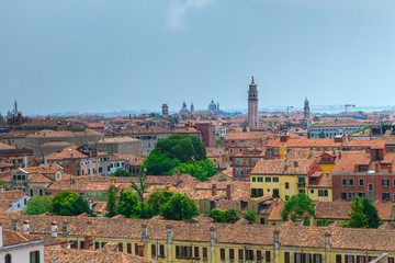 Fototapeta premium VENICE, ITALY - on May 5, 2016. panorama of Venetian Landscape