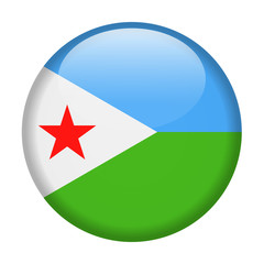 Djibouti Flag Vector Round Icon