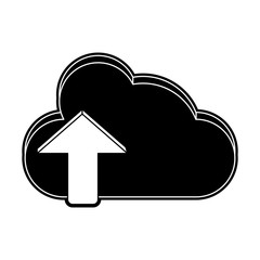 Cloud computing symbol icon vector illustration graphic design