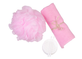 Sponge bath wadded pads towel spa beauty