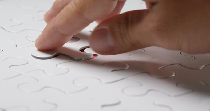 Completing white puzzle