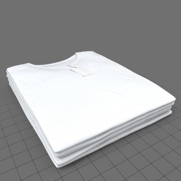 Stack of v-neck shirts with tags (mens)