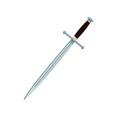 Sword medieval weapon icon vector illustration graphic design
