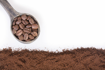 Ground coffee beans - Coffea